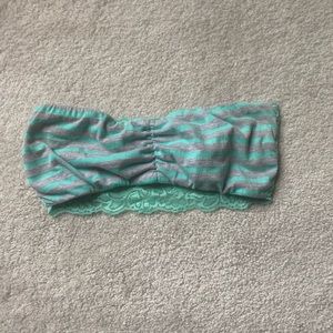 3 for $10!! Lacey aqua bandeau 💙💚
